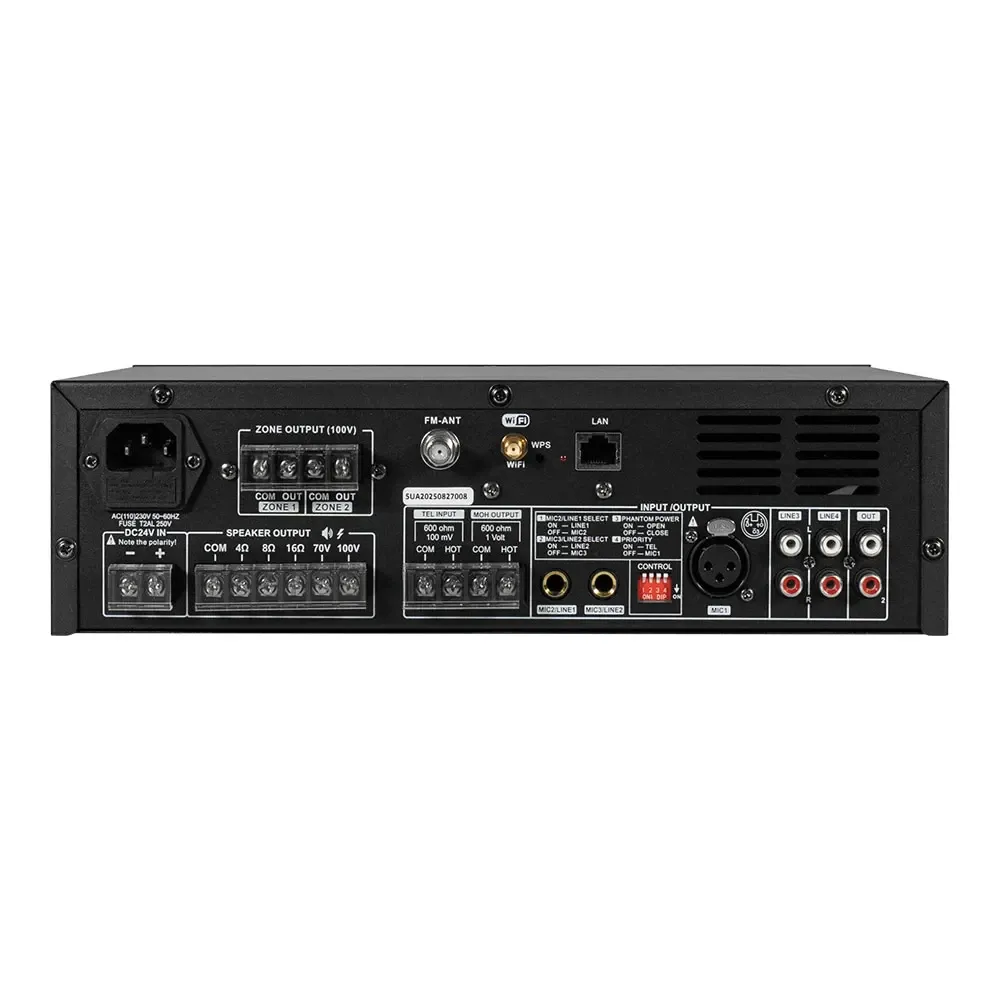 Настільний двоканальний мікшуючий підсилювач CMX EA-60TW, 2 зони, Wi-Fi (17-00027) Киев - изображение 6