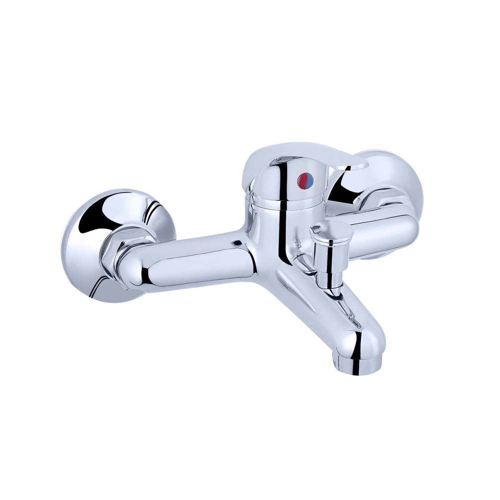 Змішувач для ванни Agua Leon - C060 з душовим гарнітуром, хром Київ - фото 1