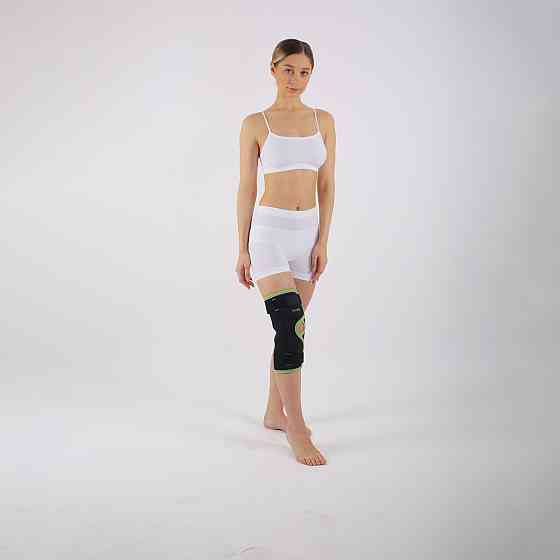 Бандаж на коліно з шарнірами та ременями фіксуючий ORTHOPEDICS MEDICAL SMT2107AК Розмір L Кам'янець-Подільський
