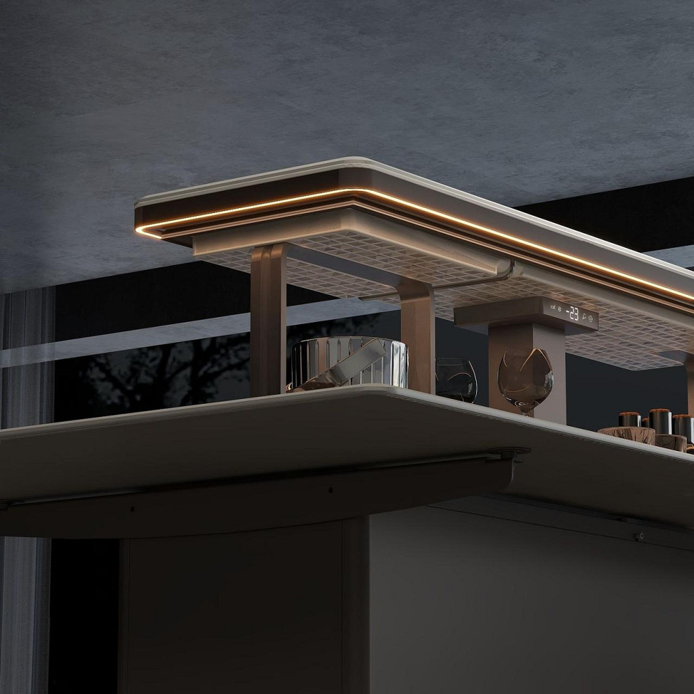 Умный обеденный стол со встроенным холодильником Primst CB150 (150 литров, Черный) Киев - изображение 7