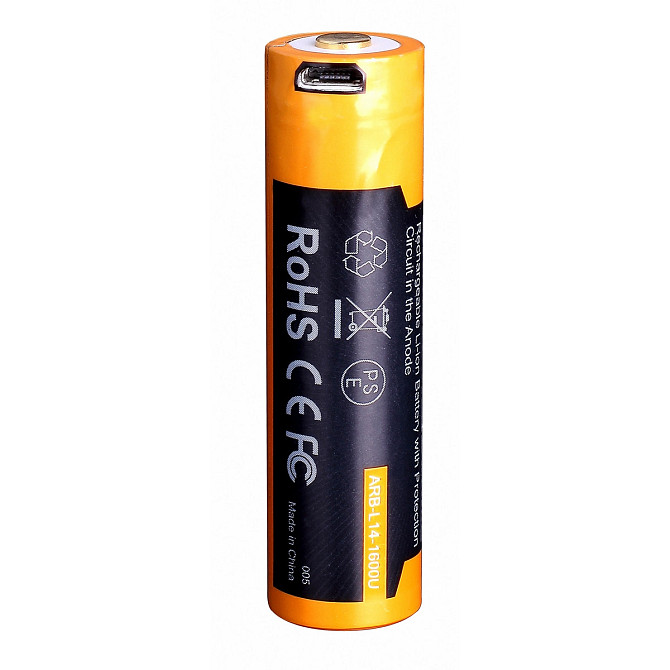 Акумулятор 14500 АА Fenix ​​ARB-L14-1600U Li-ion з micro-USB зарядкою Вінниця - фото 3