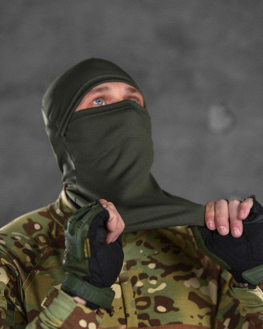 Балаклава чоловіча тактична підшоломник coolmax Олива ВТ1064 Одеса - фото 8