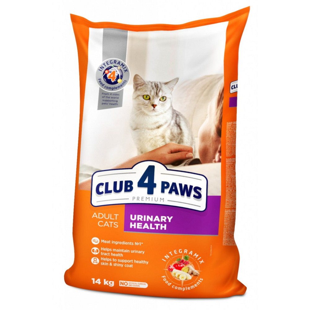 Club 4 Paws (Клуб 4 Лапи) Urinary Health сухий корм для підтримки здоров'я сечовивідної системи кішок, 14 кг Вінниця - фото 1