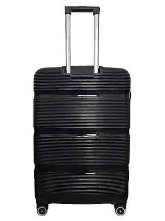 Валіза пластикова MILANO BAG 0307 велика 75 см чорна Київ