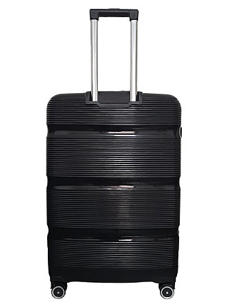 Валіза пластикова MILANO BAG 0307 велика 75 см чорна Київ - фото 3