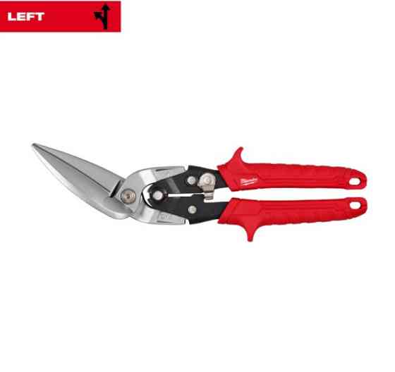 Ножиці по металу подовжені офсетні (45 град.) MILWAUKEE (лівий різ) Одеса