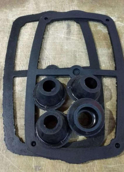 Прокладка кришки клапанів мотоцикл Дніпро, Мт (+косі, 2+4шт) Мукачево - фото 1