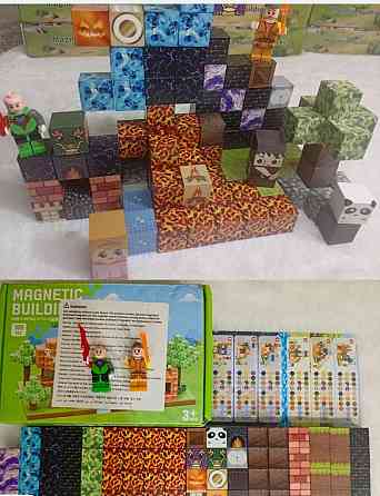 Магнітний конструктор  Майнкрафт 100-300 шт + фігурки лего в ПОДАРУНОК Харьков