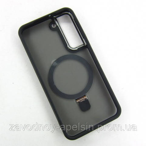 Samsung S22 S901 Чохол підставка Матовий (чорний) Одеса - фото 2
