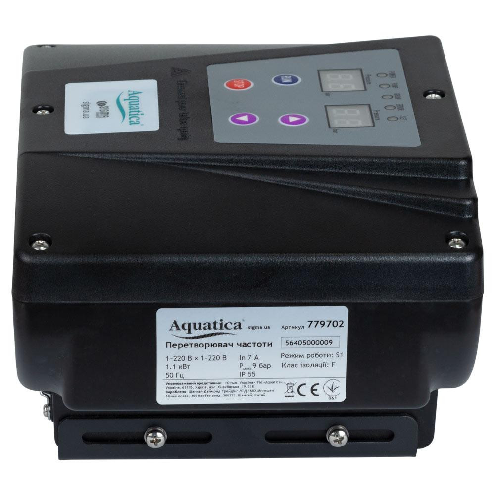 Перетворювач частоти 1~220В × 1~220В до 1.1кВт + датчик тиску AQUATICA (AVF-1.1M) (779702) Рівне - фото 3