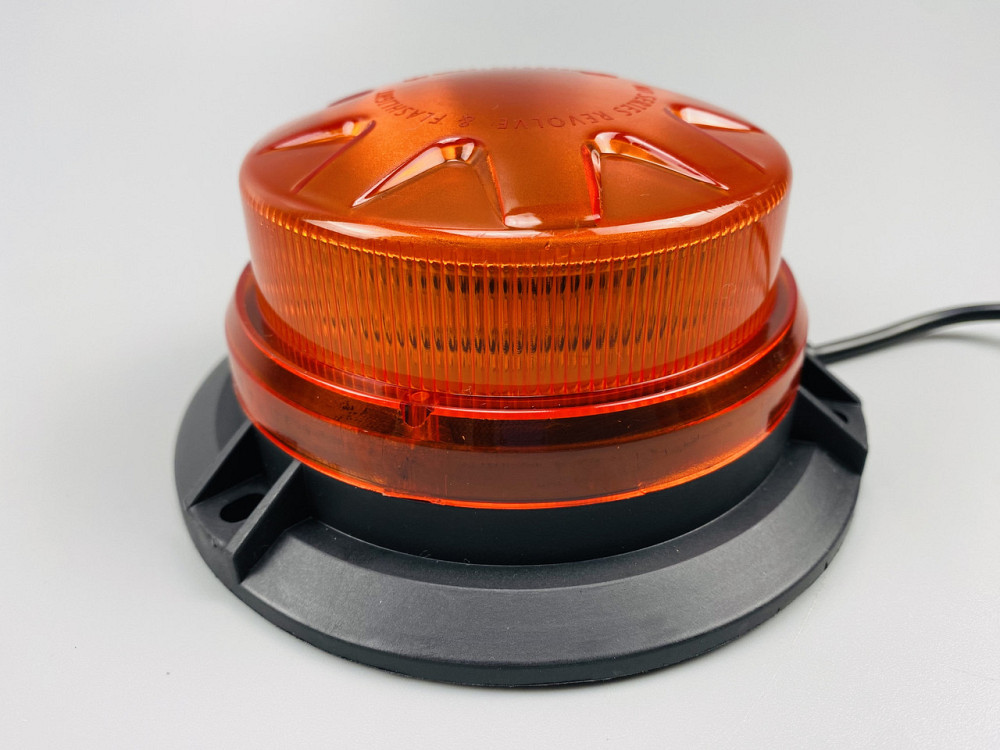 Миготливий проблисковий маячок світлодіодний, аварійний сигнальний вогонь обертовий, магнітний сигнальний маяк Мукачево - фото 9