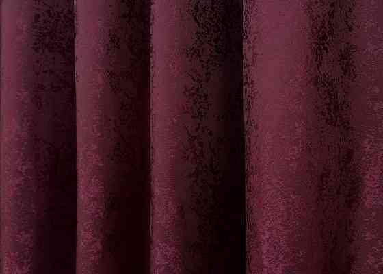 Шторна тканина жакард, колекція "Мармур Al1" колір бордовий 1302ш Київ
