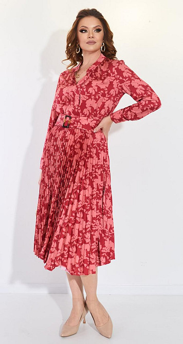 Шовкове плаття зі спідницею в складку гофре (48) Київ - фото 6