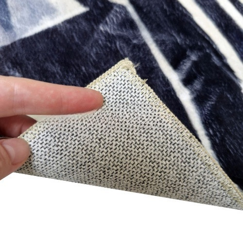 Килимок універсальний для підлоги Плюш Абстракція 75*150см сірий Дариана Житомир - фото 3