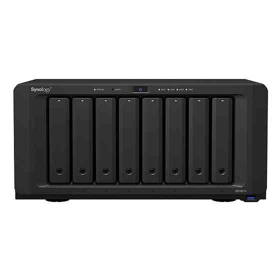 Система зберігання даних SYNOLOGY DS1821+ з 8 відсіками для дисків, 4GB RAM, настільне виконання Київ