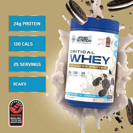 Протеин Applied Nutrition Critical Whey Protein 825 г, Cookies ‘N Cream Луцк