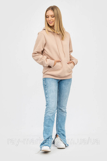 Набор женский худи утепленное 2шт RAY BASIC Бежевый/Бордовый (U0401W-Cream-Burgundy) 3XL Киев - изображение 9