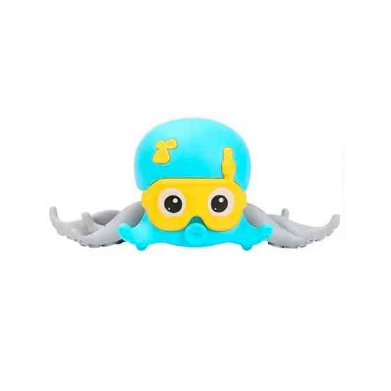 Дитяча каталка "Восьминіг" HG-5073 на мотузці, заводна Вінниця