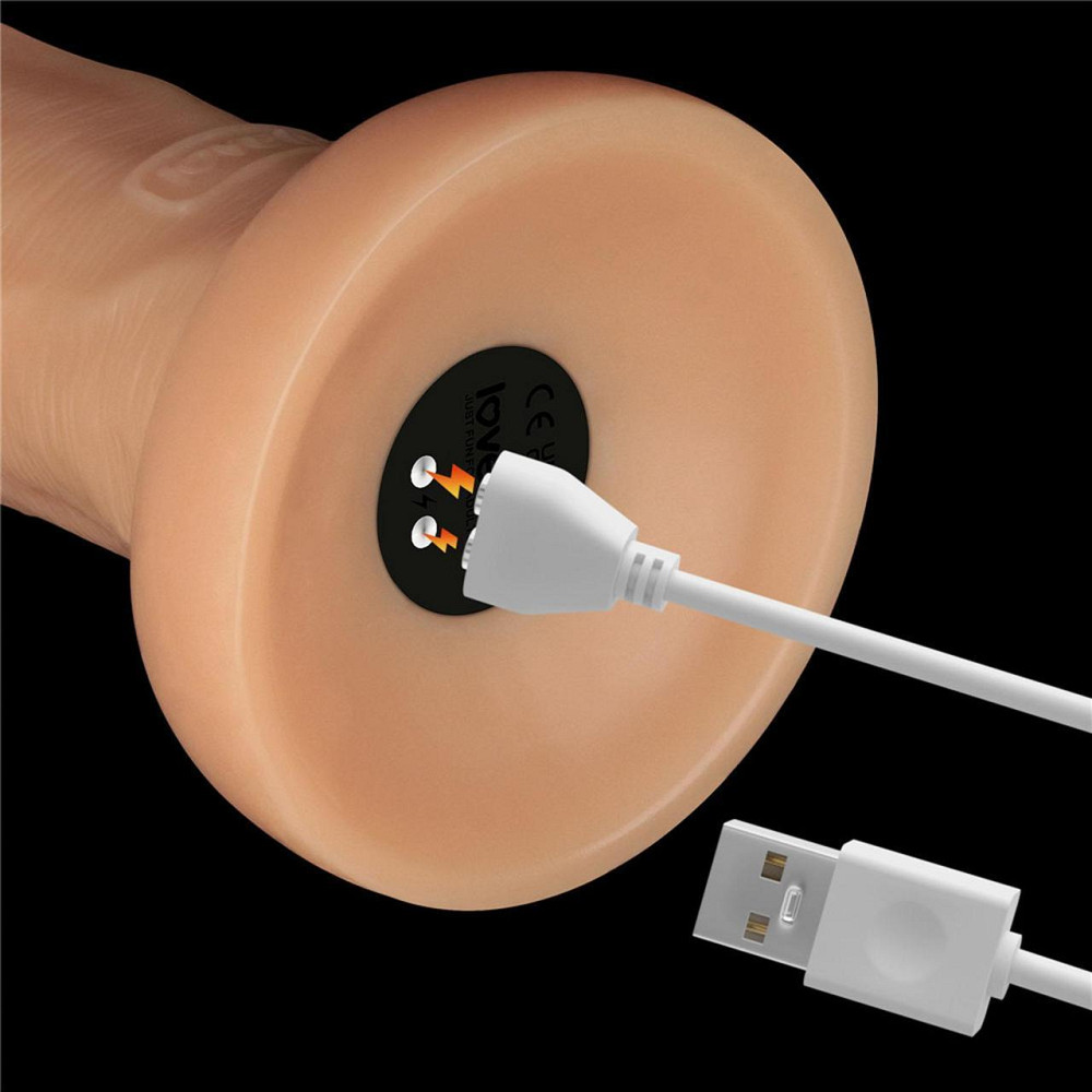 Реалистичный вибратор - Vibrating Power Basics Cock 10