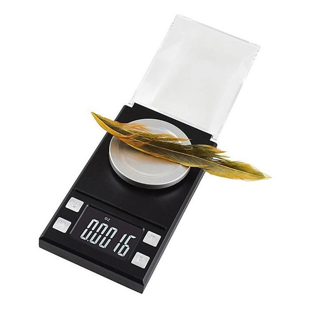 Ваги для вимірювання ваги коштовностей 100г, 0.001г точность Кишенькові на батарейках MA-48 Львів - фото 6