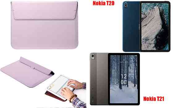 Чохол-конверт VitoCase для Nokia T20, Nokia T21, з функцією підставки для планшета Фіолетовий Київ