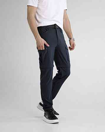 Сині штани-карго чоловічі. Штани трансформери сині Pobedov Transformer 2.0 Київ