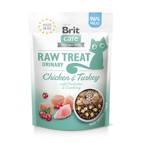 Лакомство Brit Raw Treat Freeze-dried Urinary д/котов д/мочевыделительной системы курица и индейка 40 г Киев - изображение 1