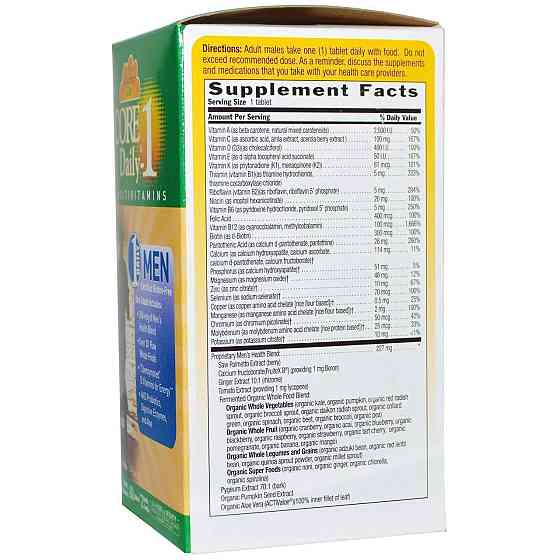 Мультивитаминный комплекс Country Life Core Daily-1 Multivitamins for Men 60 таблеток Киев