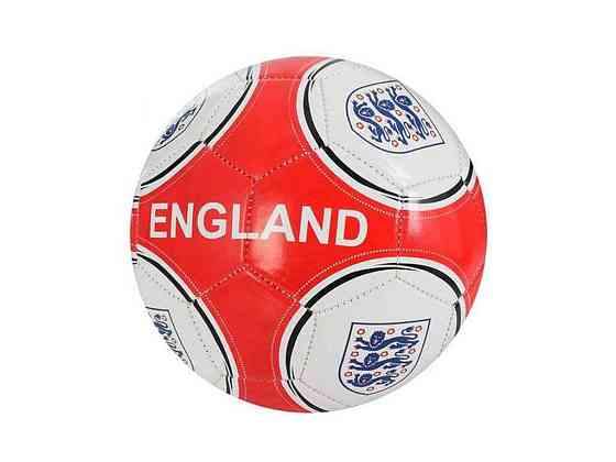 Мяч футбольный размер 5 ПВХ вес 260-280г красный EV-3362 ENGLAND ТМ METR Киев