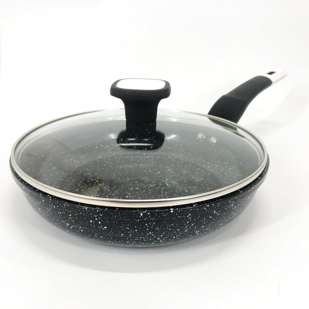 Новая алюминиевая сковорода UNIQUE, Сковородка для приготовления, Сковорода глубокая для дома FS-40 Львов - изображение 11