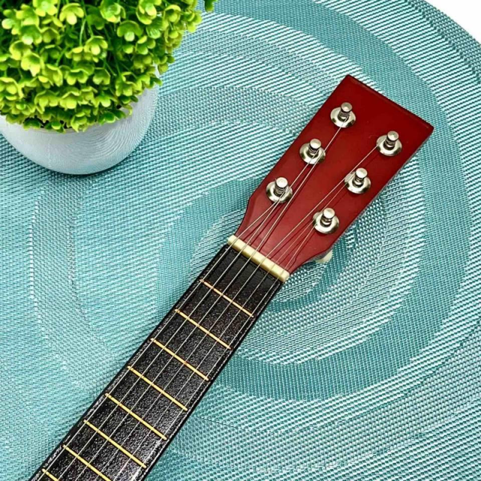 Гітара дерев'яна дитяча 6 струн Жовто-червона (M 1369) Чернигов - изображение 3