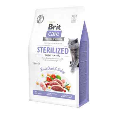 Сухий корм для кішок Brit Care Cat GF Sterilized Weight Control 400 г (8595602540808) Вінниця