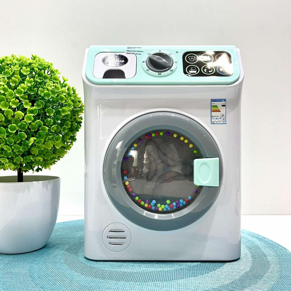 Пральна машина infunbebe звук світло обертовий барабан на батарейці Біла (RP88789) Чернігів - фото 3