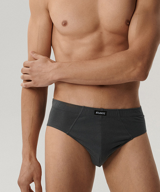Трусы мужские классика графит Atlantic Basic 3BMP-006 XXL Киев - изображение 4