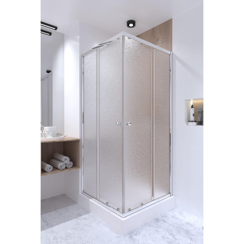 Душова кабіна Qtap Presto CRM1099SP5 90х90 см, скло Pear 5 мм без піддона Київ - фото 17