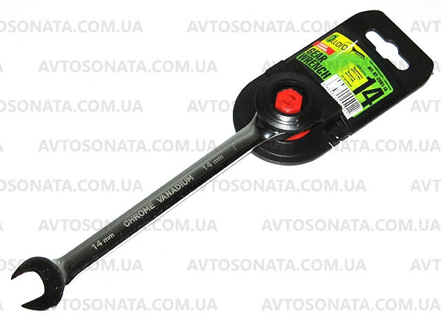 Ключ рожково-трещоточный 14 мм. КТ-2081-14 Alloid Винница - изображение 2