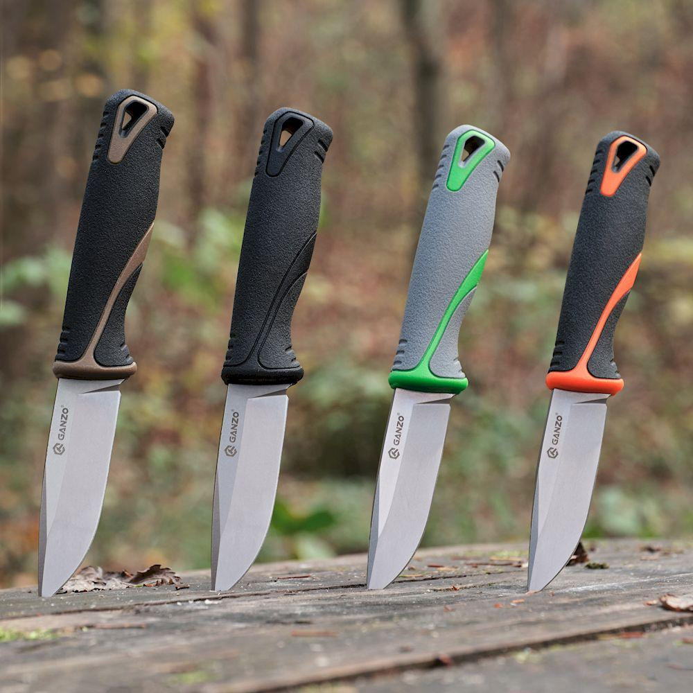 Ніж Ganzo G807-BK чорний з ножнами Київ - фото 8