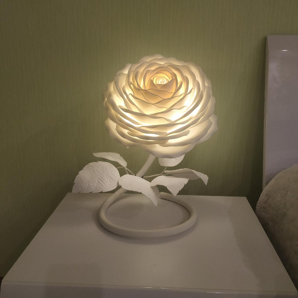 Світильник-нічник "Біла троянда" Дніпро - фото 7