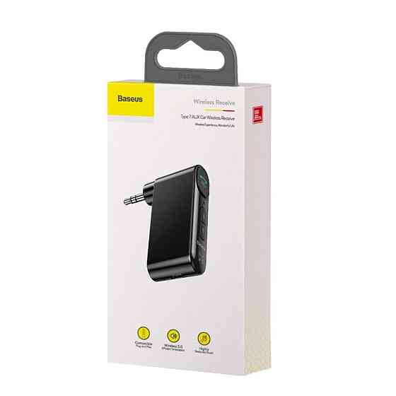 Bluetooth бездротовий ресивер Baseus BSBA-02 AUX Wireless Audio Receiver Black WXQY010001 Одеса