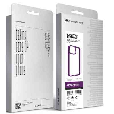 Чехол для мобильного телефона Armorstandart UNIT2 Apple iPhone 15 Purple (ARM69969) Винница