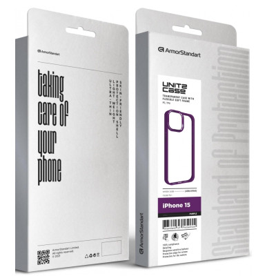 Чохол до мобільного телефона Armorstandart UNIT2 Apple iPhone 15 Purple (ARM69969) Вінниця - фото 5