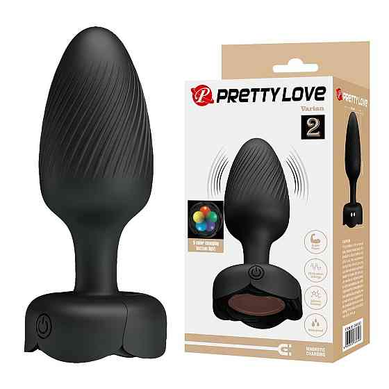 Анальна пробка з вібрацією PRETTY LOVE Varian, 10 Wibracji, Silikon Sex Aura Київ