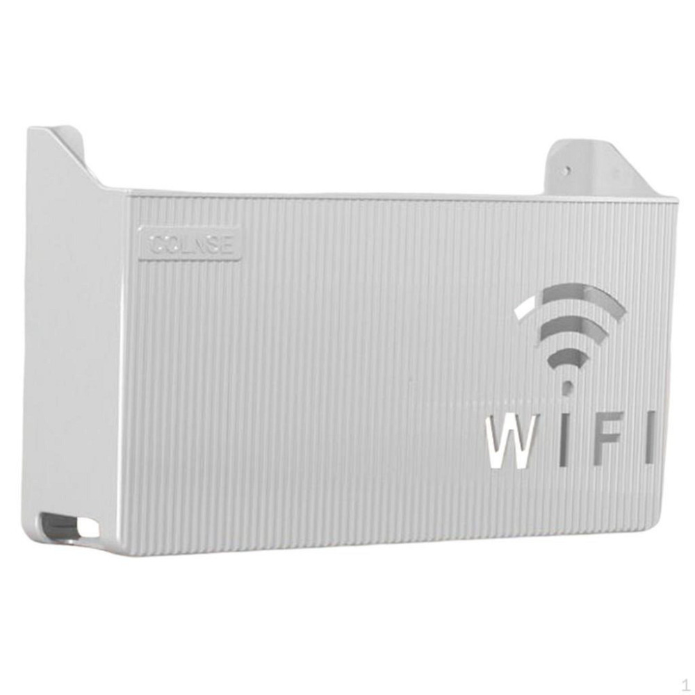 Держатель для Wi-Fi беспроводного маршрутизатора.Полка подвесная для роутера, держатель для модема серый Каменец-Подольский - изображение 5