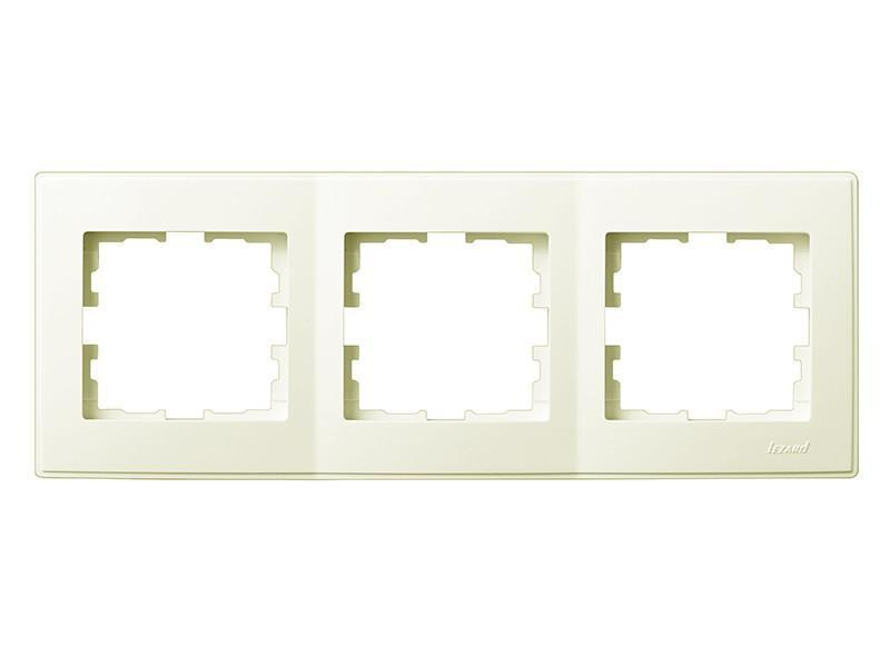 MIRA Рамка 3-а горизонтальна без вставки білий Lezard Харків - фото 1