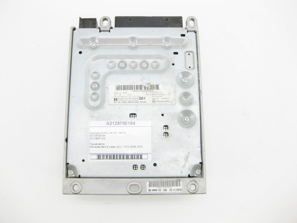 Mercedes-Benz  A2128700194 Аудіопідсилювач Harman / Becker E-Class W212 Одеса - фото 5