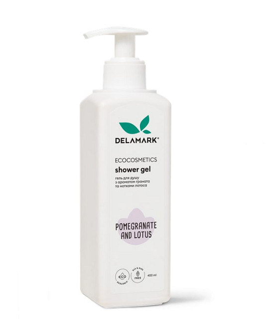 Гель для душа с ароматом граната и нотками лотоса De La Mark 400 мл Киев - изображение 1