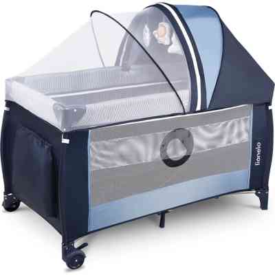 Детский манеж Lionelo Sven Plus Blue Navy (LO-SVEN PLUS BLUE NAVY) Винница