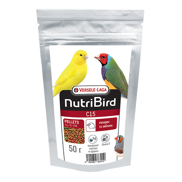 Versele-Laga NutriBird С15 ВЕРСЕЛЕ-ЛАГА НУТРІБЕРД С15 КАНАРКА ЗЯБЛИК корм для канарок та зябликів Київ - фото 1