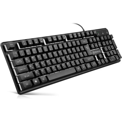 Клавиатура REAL-EL RK-7015 USB Black (EL123100049) Винница - изображение 3