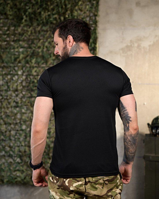 Тактична футболка потовідвідна КАТІ чорна ПП4668 Одеса - фото 3